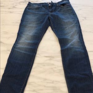 High waist skinny jeans